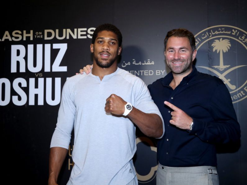 Eddie Hearn '100 per cent confident' Joshua-Fury fight will happen this summer