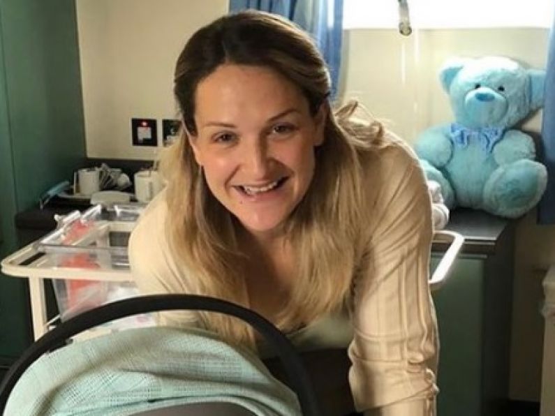 Helen McEntee shares first picture of her newborn son