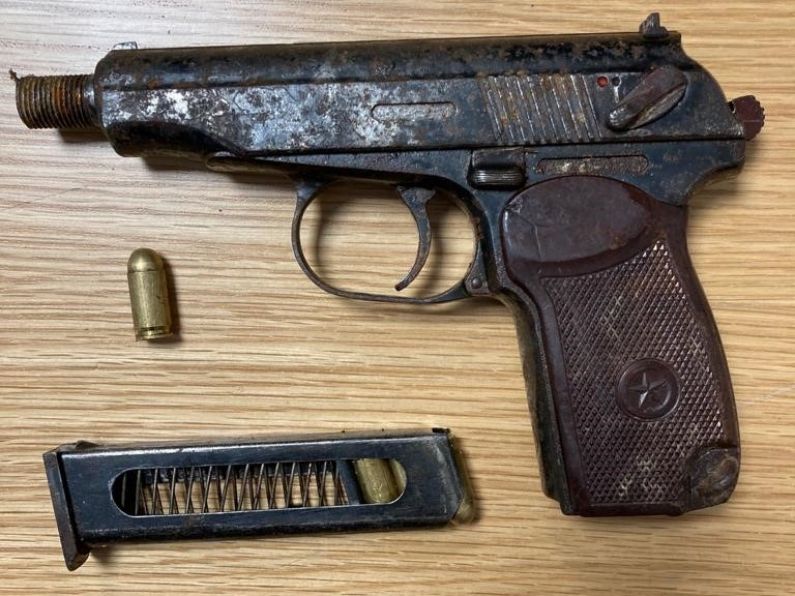 Gardaí arrest two and seize firearm at Dublin service station