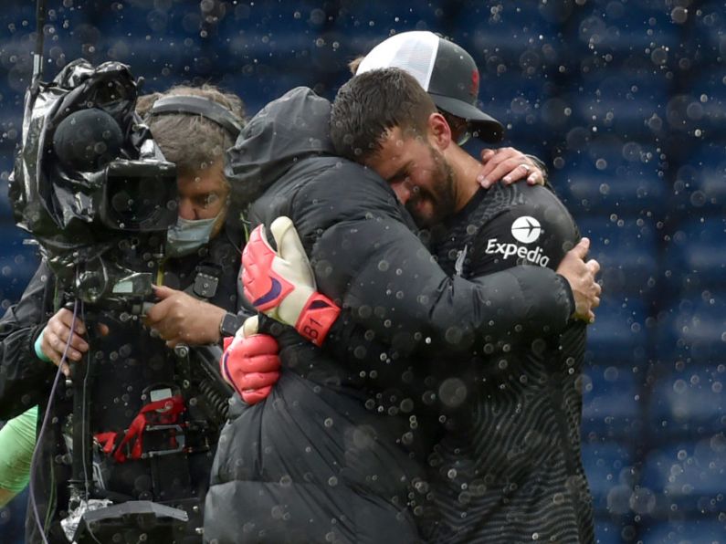 Emotional Alisson Becker dedicates dramatic goal to his late father