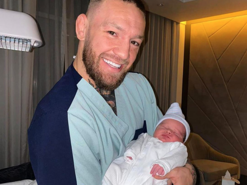 Conor McGregor and Dee Devlin welcome third child together