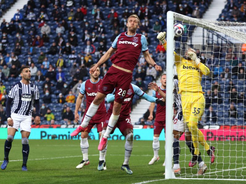 West Ham on the brink of Europa League spot after win at West Brom