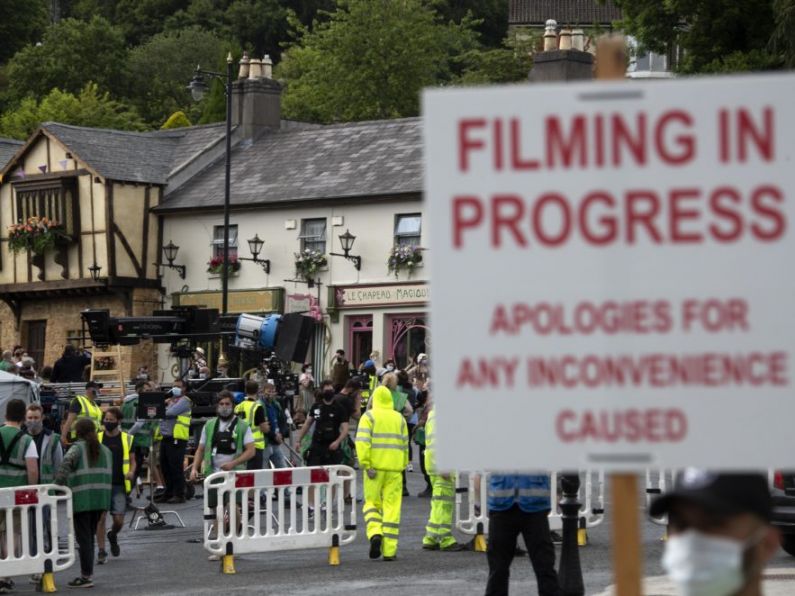 Sheer numbers of sightseers descend on 'Disney village' where Disenchanted filming