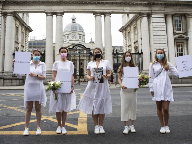 Wedding parties increased to 100 guests as brides-to-be stage protest