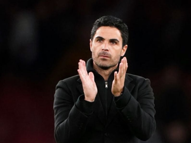 Mikel Arteta applauds his Arsenal players after impressive win over Aston Villa