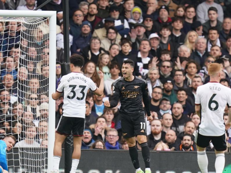 Leandro Trossard stars as Arsenal go five points clear at top with win at Fulham