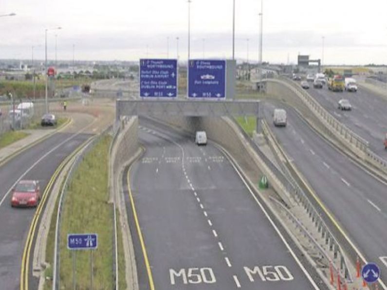 M50 reopened to traffic after overturned truck cleared