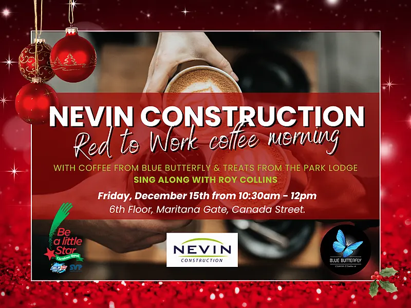 Nevin Construction Hosting Coffee Morning For Christmas Appeal