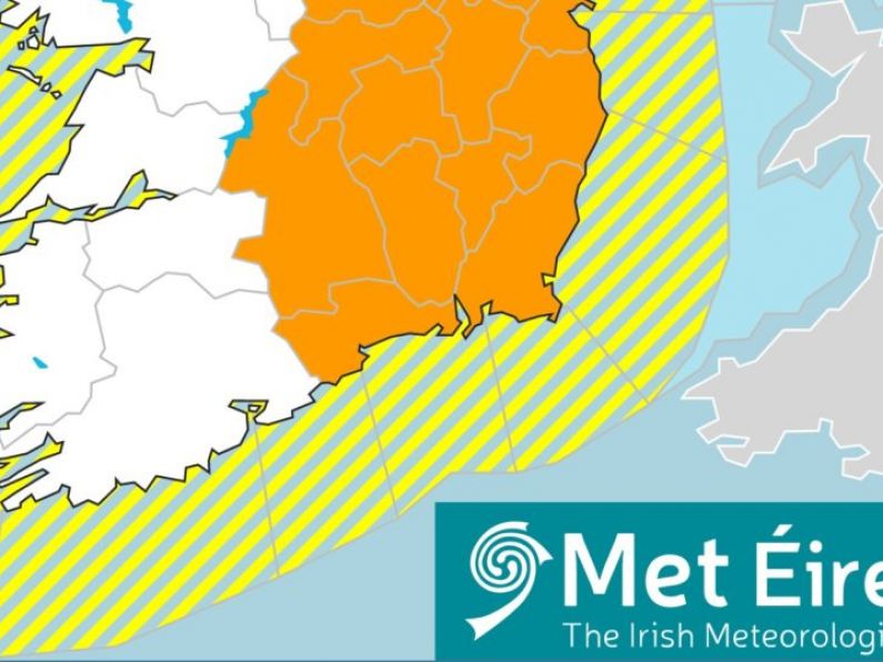 Waterford weather warning upgraded to Status Orange