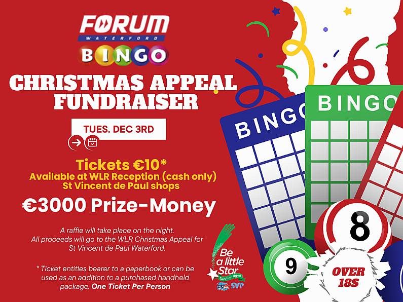 Bingo at the Forum for the WLR Christmas Appeal Returns