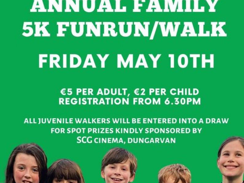 Ballinroad F.C. Annual Family 5K Fun Run/ Walk - Friday May 10th