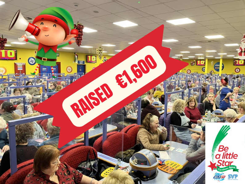 €1,600 raised for Waterford SVP at Bingo at the Forum