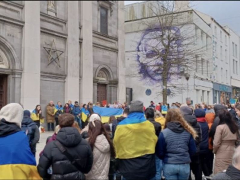 300 people gather in Waterford to condemn the Russian invasion