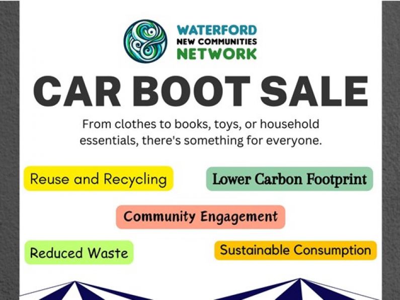 Waterford New Communities Network Car Boot Sale - Saturday April 27th
