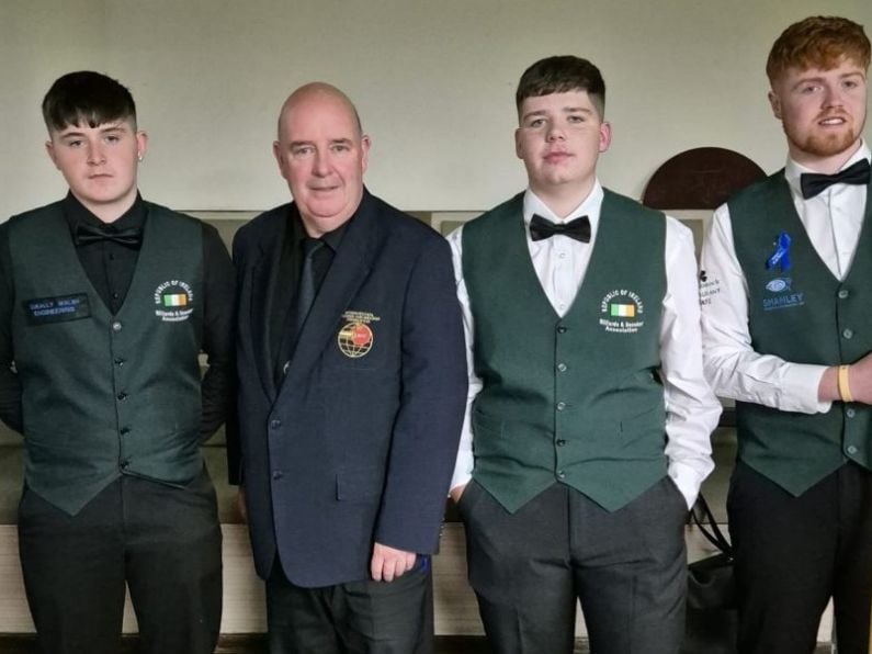 Dungarvan duo represent Irish snooker in India