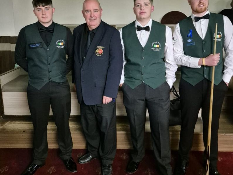 Waterford snooker players on representing Ireland abroad