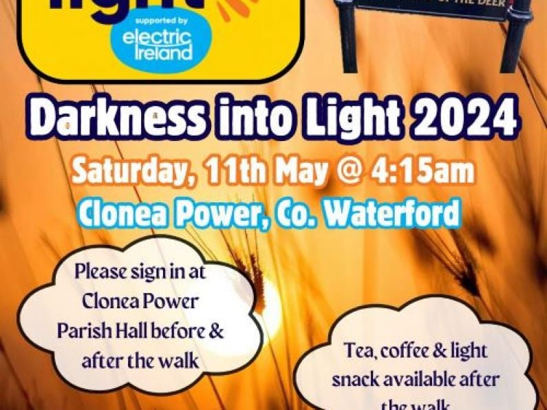 Clone Power Darkness into Light 2024 - Saturday May 11th