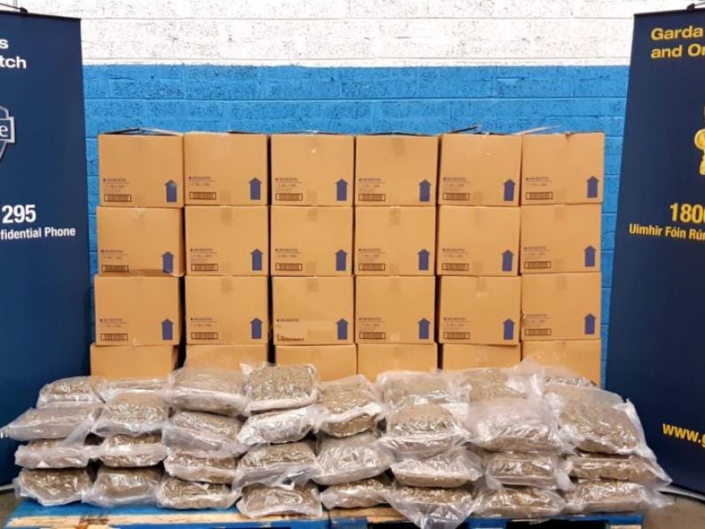 Two men arrested as €1.18m worth of cannabis seized in Kilkenny