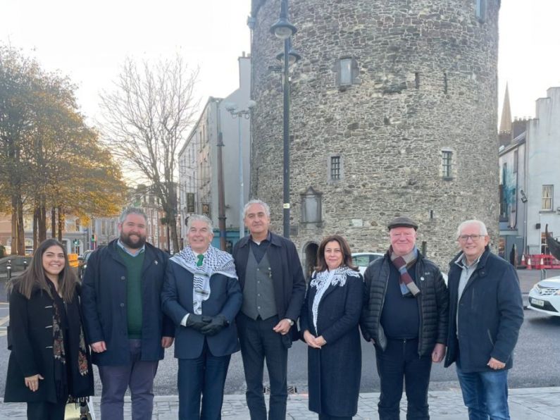 Palestinian Ambassador and Mayor of Ramallah visit Waterford