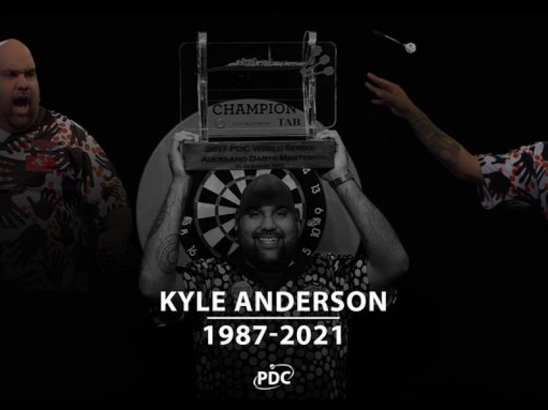 Kyle Anderson: Darts star (33) has passed away