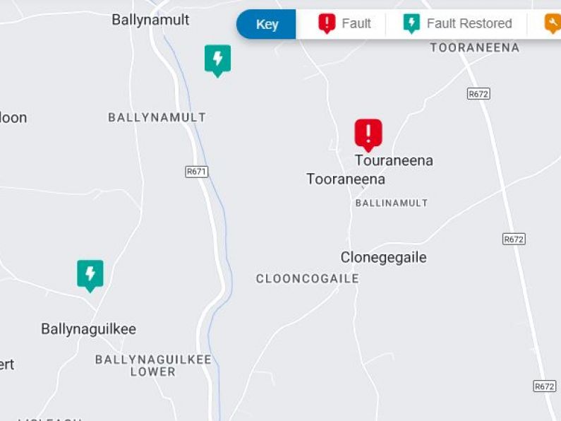 Power outages in West Waterford as yellow wind warning continues