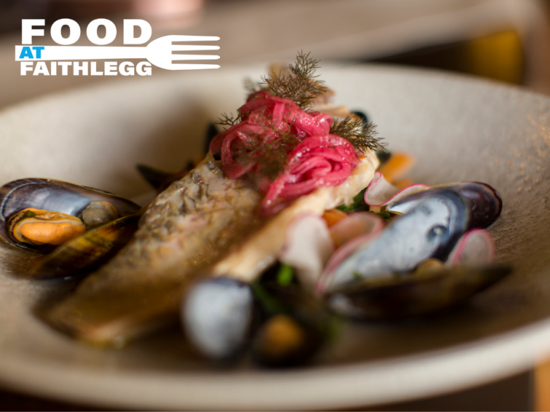 Food at Faithlegg - Fillet of Mullet, House Smoked Mussels Recipe