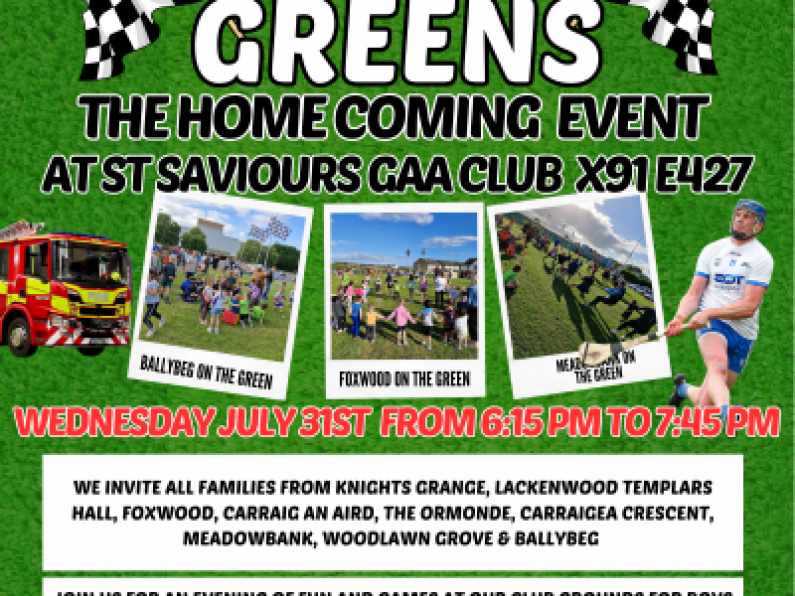 GAA on the Greens Homecoming Event - Wednesday July 31st