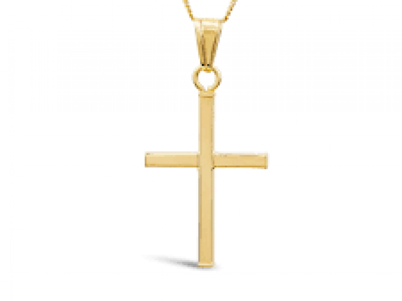 Lost: a gold chain and cross