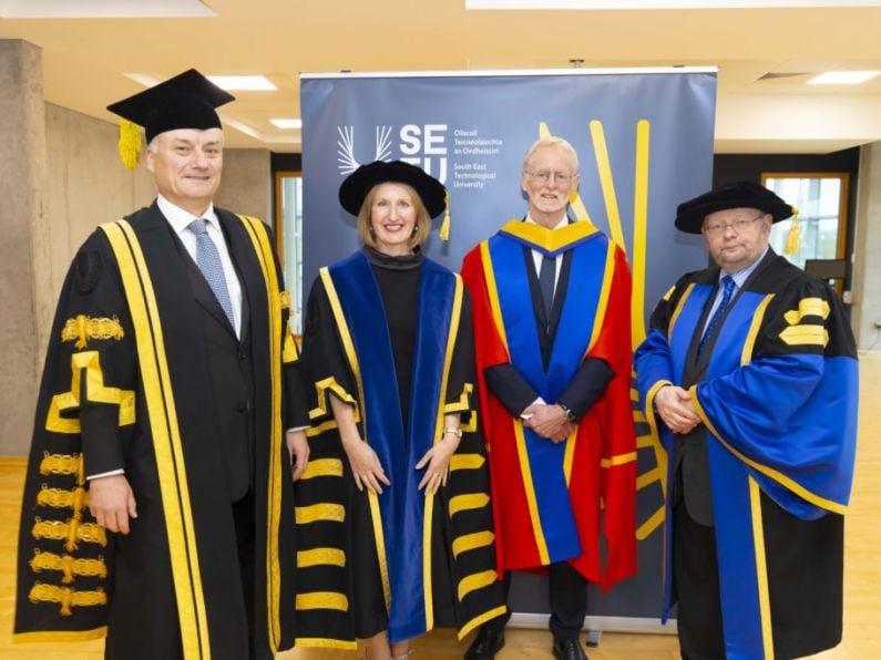 Éamonn McEneaney awarded SETU honorary doctorate