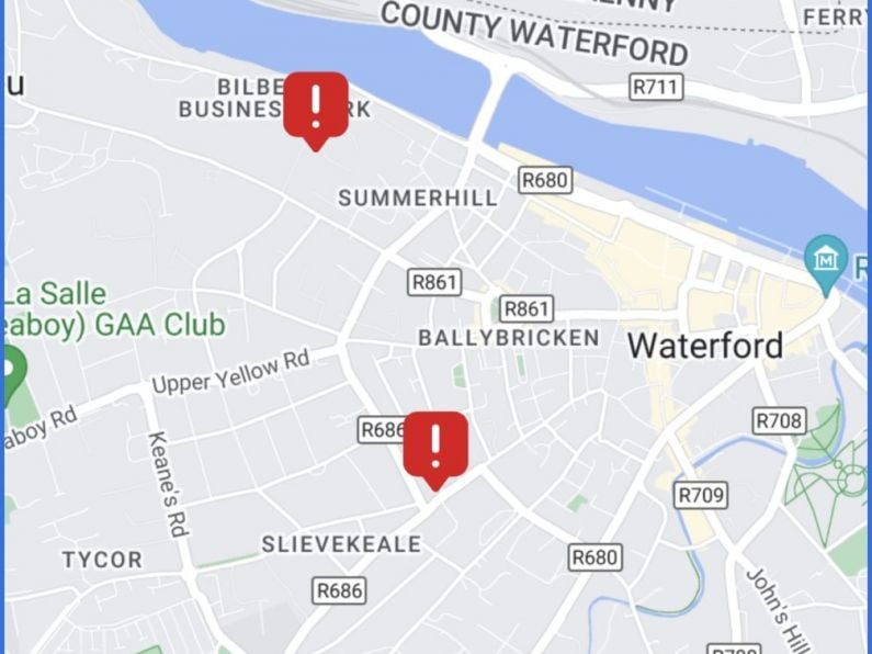 Major power outages across Waterford City