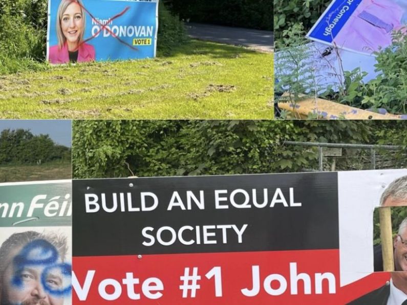 Public urged not to tamper with posters following incidents of vandalism