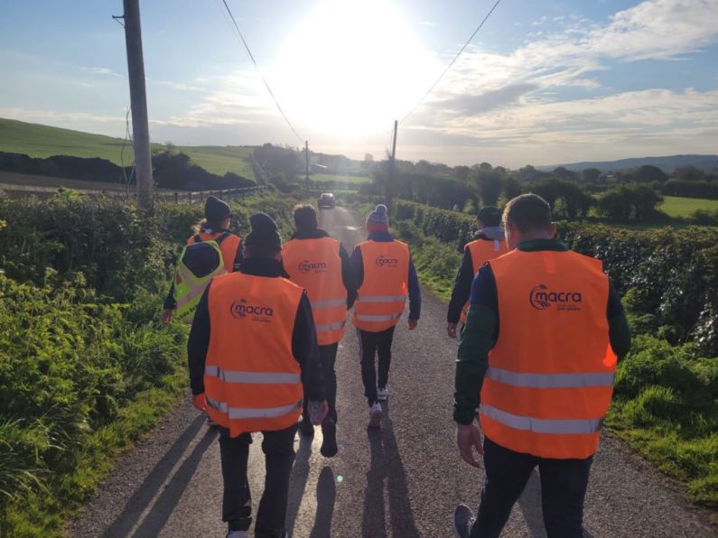 Young Waterford farmers taking part in overnight walk to Government Buildings