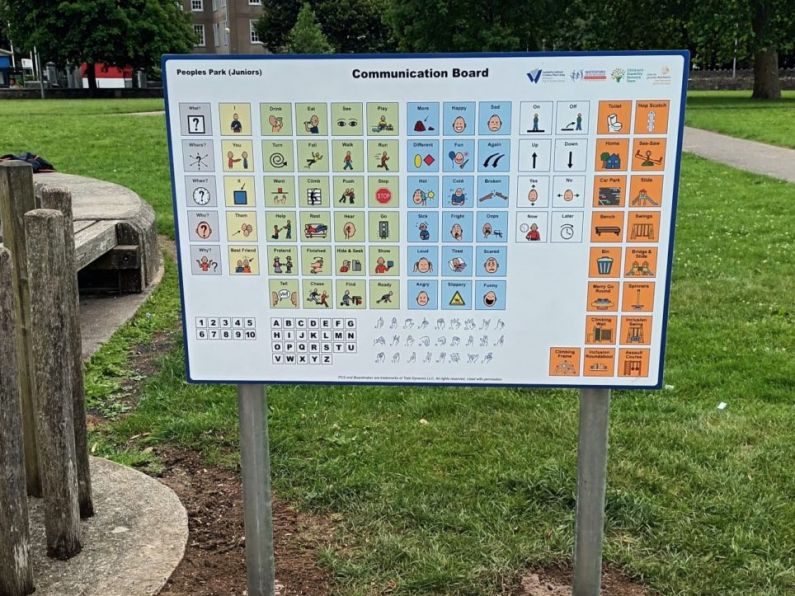 Communication boards installed in Waterford playgrounds