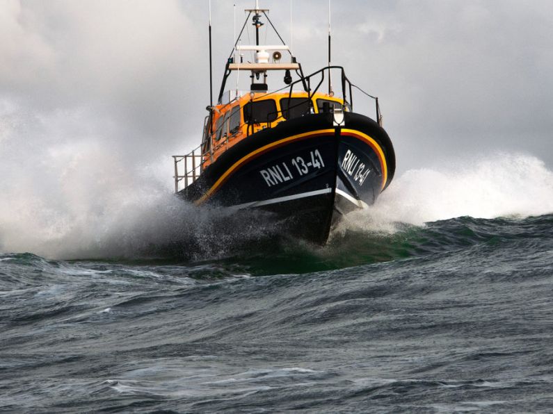 Dunmore East RNLI rescue two people from vessel on fire