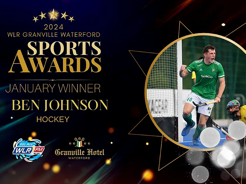 Ben Johnson crowned January winner of Waterford Sports Awards