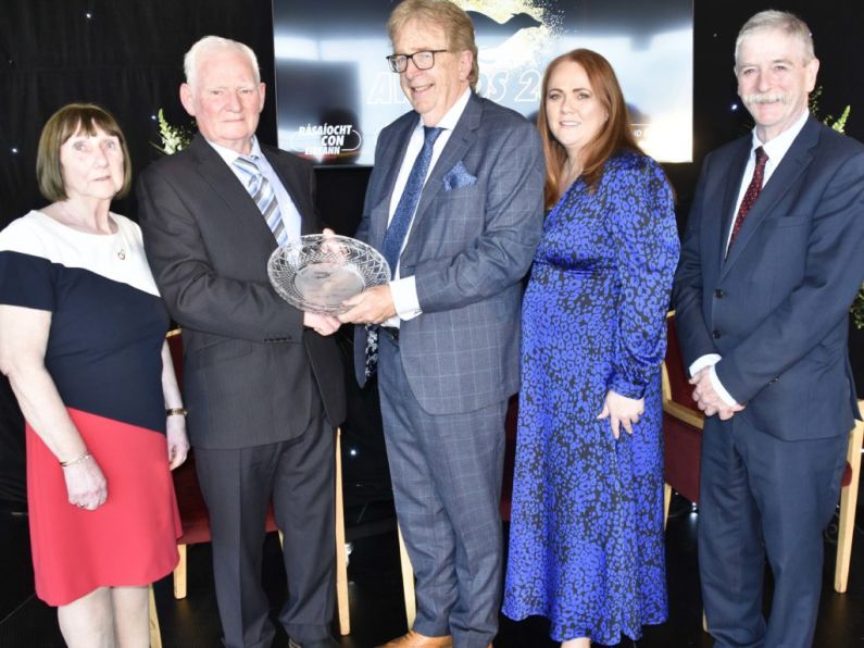 Portlaw's Jimmy Maguire honoured at National Greyhound Stadium Awards