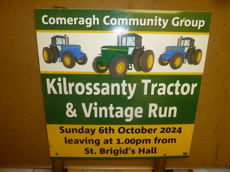 Kilrossanty Tractor and Vintage Run - Sunday October 6th.