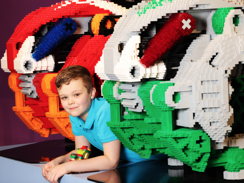 Waterford's Finn Ryan is first to visit new Lego Bricktionary exhibition
