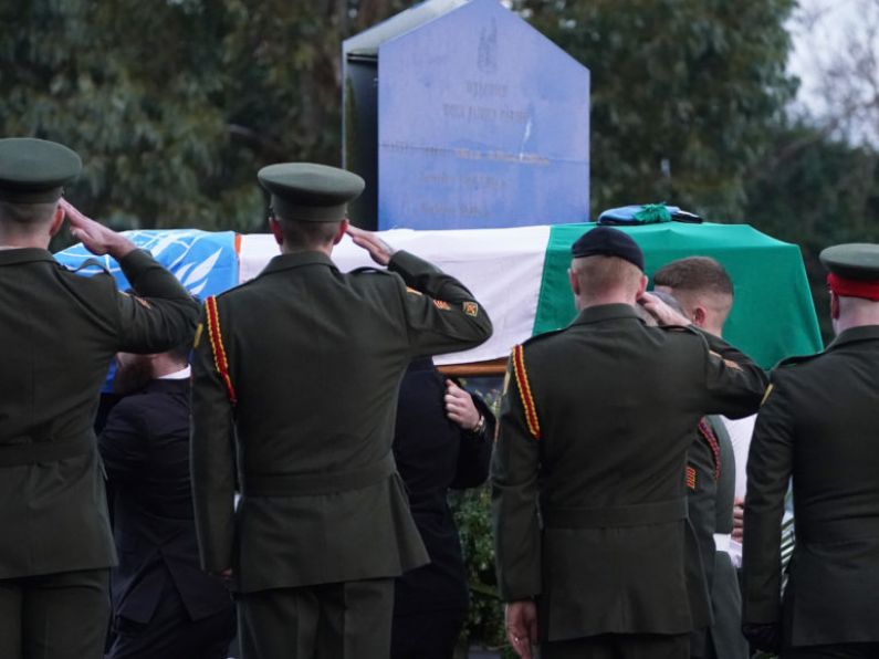 Private Seán Rooney a 'national hero', funeral hears