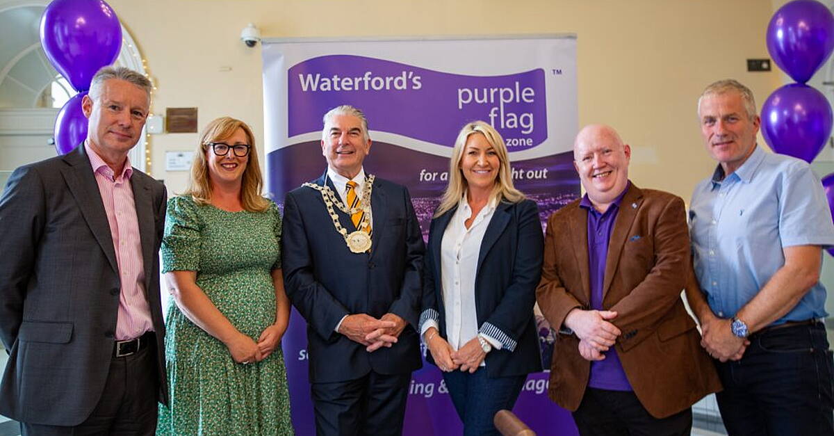 Waterford receives the Purple Flag award - Vimarsana News