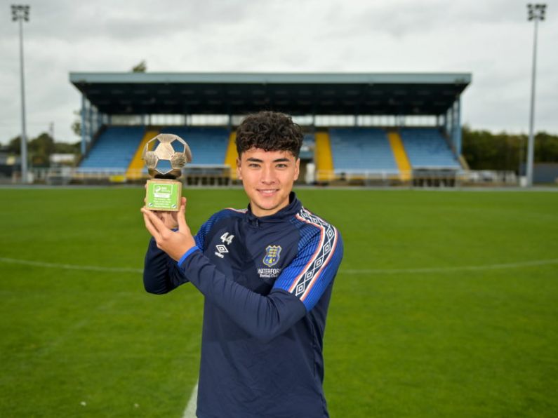 Waterford FC's Phoenix Patterson named SSE Airtricity/Soccer Writers Ireland Player of the Month