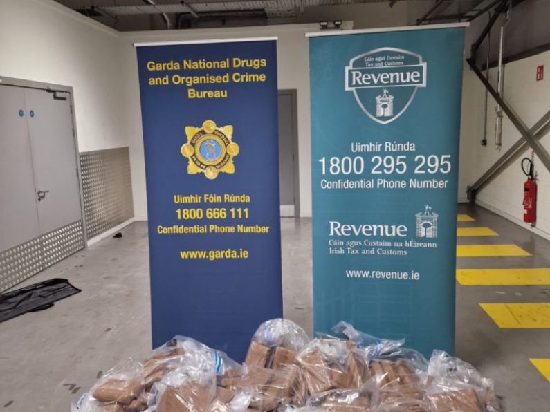 Revenue seize cocaine worth €7.2 million at Rosslare Europort