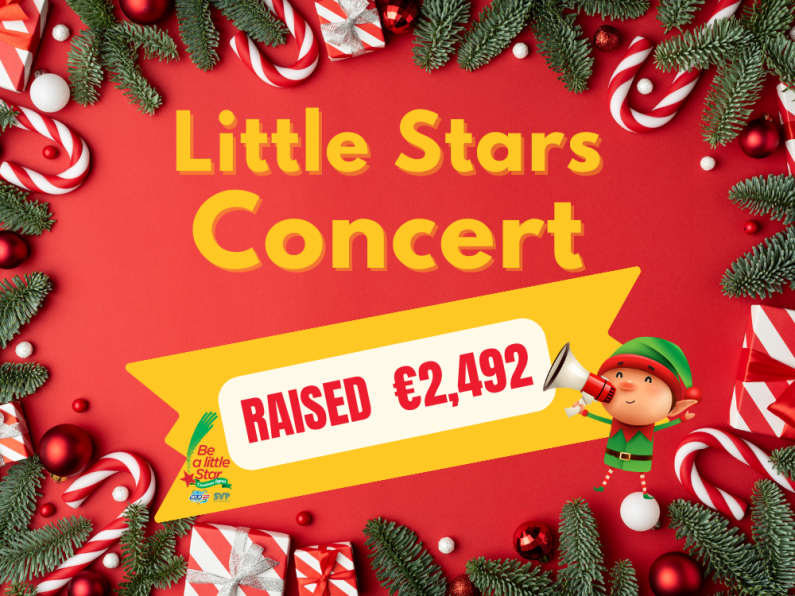 €2492 raised at The Little Stars Concert in aid of SVP