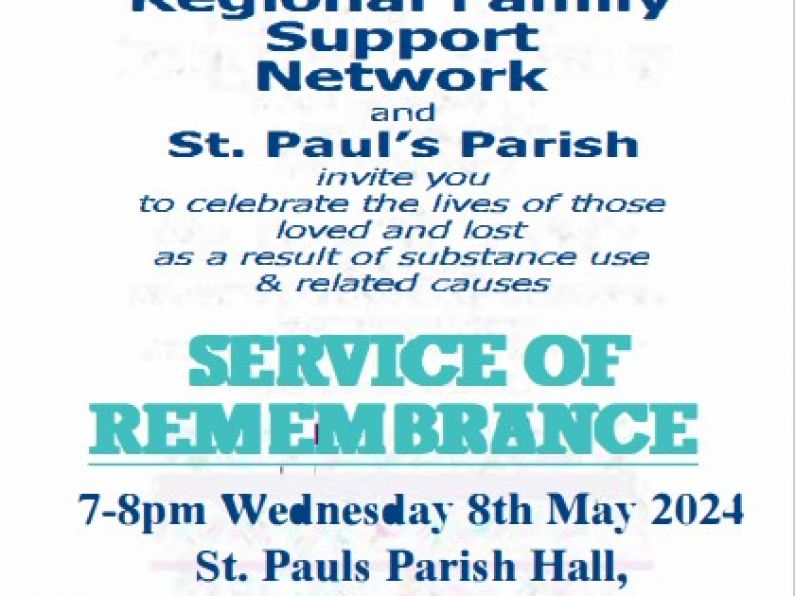 Service of Remembrance at St Paul's Parish Centre - Wednesday May 8th
