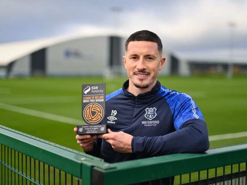 Ronan Coughlan named SSE Airtricity/Soccer Writers Ireland Player of the Month