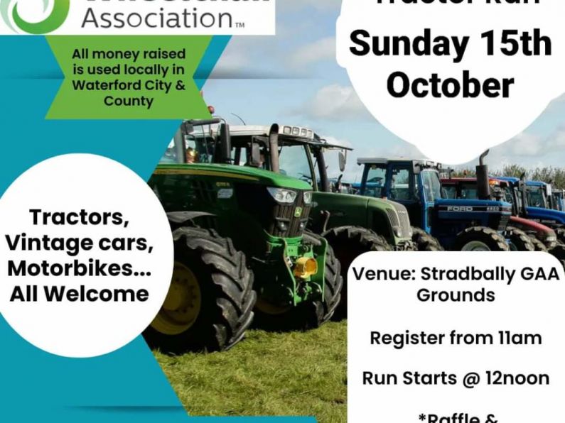 Charity Tractor Run - Sunday October 15th