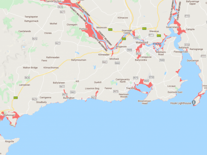 Areas of Waterford could be underwater in next 100 years