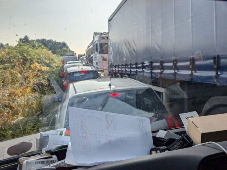 'Chaotic' traffic scenes on the N25 following diversions this morning