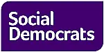 Social Democrats Logo Purple White Outline