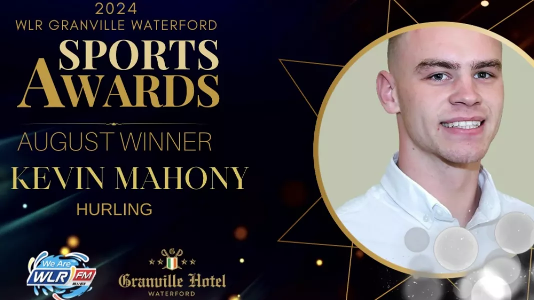 Kevin Mahony crowned August winner of Waterford Sports Awards